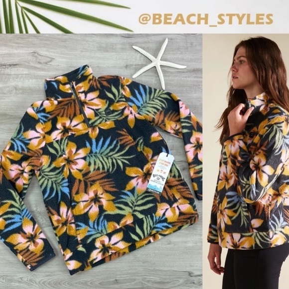 🔆BILLABONG🔆 BOUNDARY MOCK HALF ZIP - Picture 1 of 15
